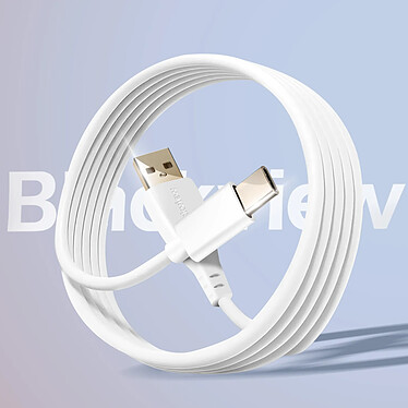 Acheter Avizar Câble USB vers USB-C pour Blackview Incassable Charge Synchronisation Blanc