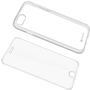 Acheter 4smarts Coque iPhone SE 2022 / 2020 et 8 / 7 souple + Verre Trempé Transparent