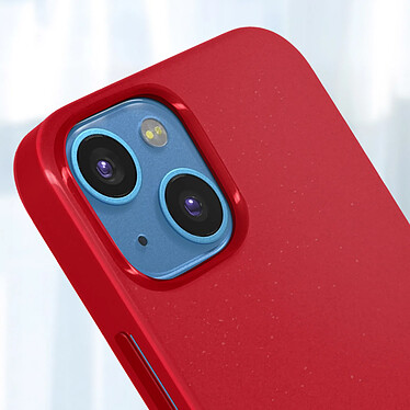 Mercury Coque pour iPhone 13 Silicone Gel Flexible Effet Brillant  Rouge pas cher