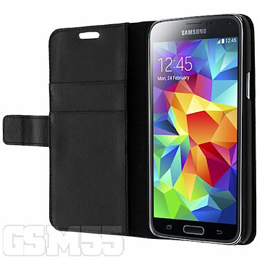 Acheter Avizar Housse Galaxy S5 Mini avec coque interne en silicone gel sur mesure - Noir