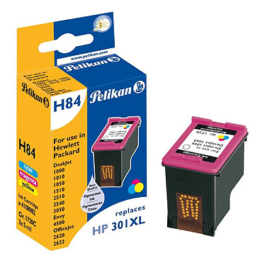 PELIKAN H84 Cartouche Jet d'encre COMPATIBLE avec OEM CH564EE 301/301XL Couleur