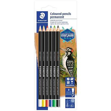 STAEDTLER Crayon marqueur sec Lumocolor permanent glasochrom