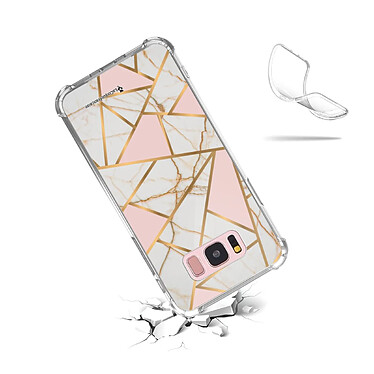 Acheter LaCoqueFrançaise Coque Samsung Galaxy S8 Plus Silicone antichocs Solides coins renforcés  transparente Motif Marbre Rose