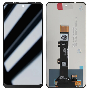 Clappio Bloc Complet pour Motorola Moto E40, Écran LCD et Vitre Tactile Noir