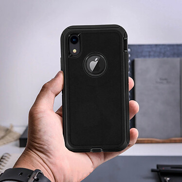 Acheter Avizar Coque iPhone XR Protection Rigide Multi-couches Bumper Antichocs - Noir