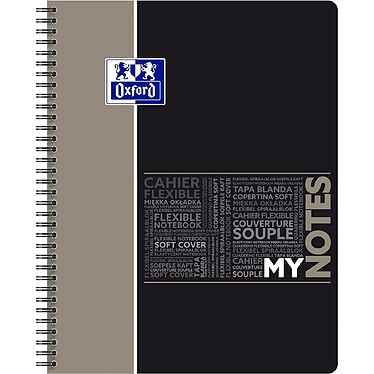 Avis OXFORD Cahier Etudiants MyNotes A4+ Grands Carreaux Seyès 160 P Couv Carte Aléatoires