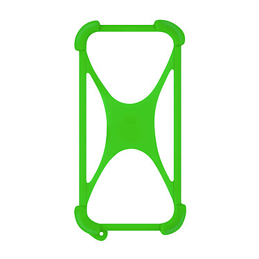 Avizar Coque Smartphone jusqu'à 6.7 pouces Universelle Silicone Gel Extensible vert