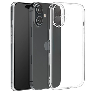 Avizar Coque pour iPhone 16 Bloc Caméra Protégé Anti-humidité Transparent