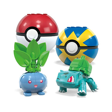 Pokémon - Jeu de construction MEGA set de 4 Pokemon Plante pas cher