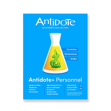 Antidote+ Personnel - Abonnement 1 an - 1 utilisateur - A télécharger