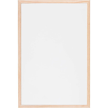 BI-OFFICE Tableau Blanc Magnétique 60 x 40 cm avec 1 Marqueur et 2 Aimants pas cher