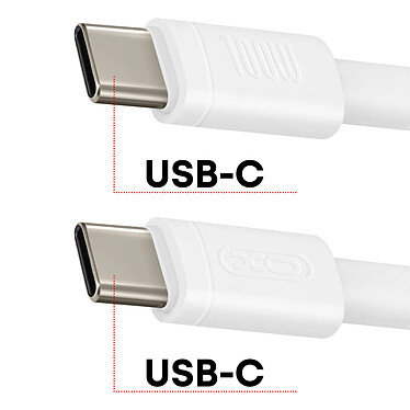 Acheter XO Chargeur Secteur USB et USB-C 65W avec Câble USB-C Blanc