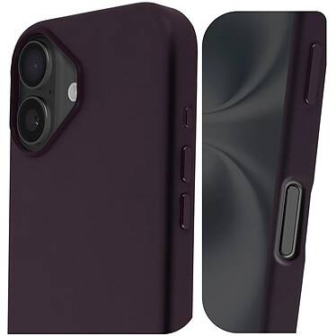 Avizar Coque MagSafe pour iPhone 16 en Cuir Vegan Haute Qualité Violet pas cher