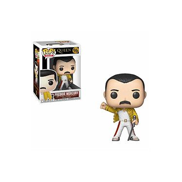 Queen - Figurine POP! Freddie Mercury Wembley 1986 9 cm