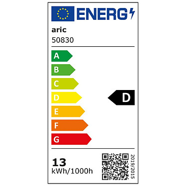 Aric - Projecteur Extérieur  Twister 3 LED 12W 4000K Gris 50830 pas cher