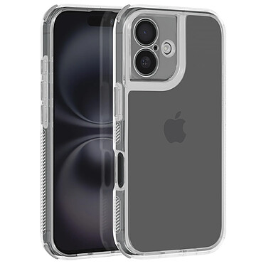 Avizar Coque pour iPhone 16 Plus Coins Antichoc Bumper Noir