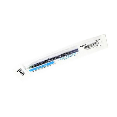 UNI-BALL Recharge pour Roller UM153 encre gel Signo Broad UMR10 Pointe Large 1mm Bleu x 12