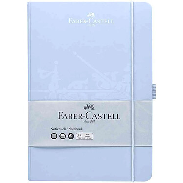 FABER-CASTELL Carnet, A5, quadrillé, bleu ciel