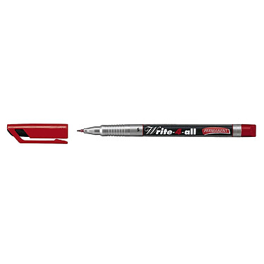 STABILO Marqueur permanent Write-4-all S Superfin 0,4 mm Rouge x 10