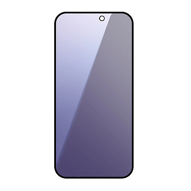 Avizar Protège écran pour iPhone 15 et 15 Pro Verre Trempé Anti-lumière Bleue Noir