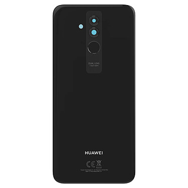 Clappio Vitre arrière de remplacement pour Huawei Mate 20 Lite Noir