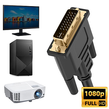 Avis Avizar Câble Vidéo 15m  : HDMI mâle vers DVI mâle, Full HD 1080p