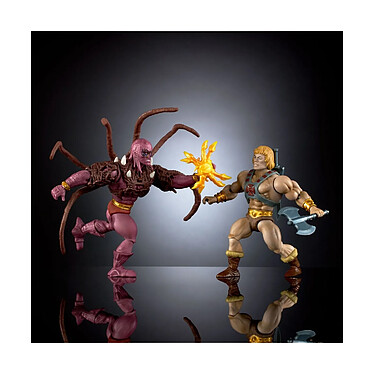 Les Maîtres de l'Univers x Stranger Things Origins - Pack 2 figurines He-Man & Vecna 14 cm pas cher