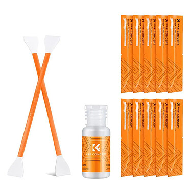 K&F Kit 10 batonnets 16 mm + 1 solution de nettoyage 20ml