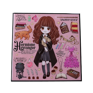 Harry Potter - Décoration murale Crystal Clear Picture Hermione Granger 32 x 32 cm