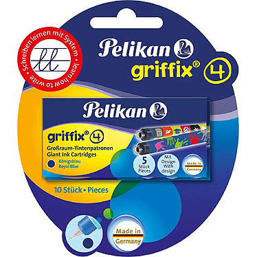 PELIKAN Lot de 2 x 5 cartouches d'encre Griffix 'animaux'/'sport + space'