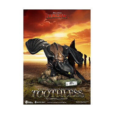 Avis Dragons - Statuette Master Craft Toothless 24 cm