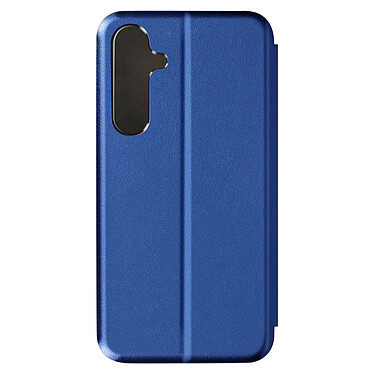 Avizar Étui pour Samsung Galaxy S24 Plus Clapet Porte carte Support Video Bleu