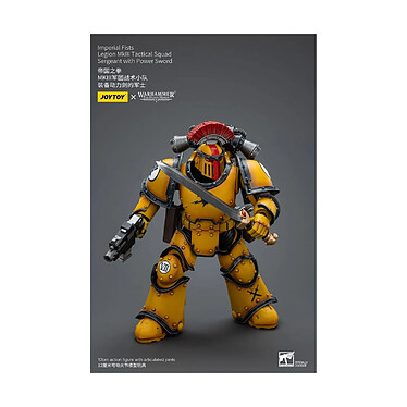 Warhammer The Horus Heresy - Figurine 1/18 Imperial Fists Legion MkIII Tactical Squad Sergeant pas cher