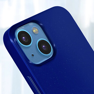 Mercury Coque pour iPhone 13 Mini Silicone Gel Flexible Effet Brillant  Bleu Nuit pas cher