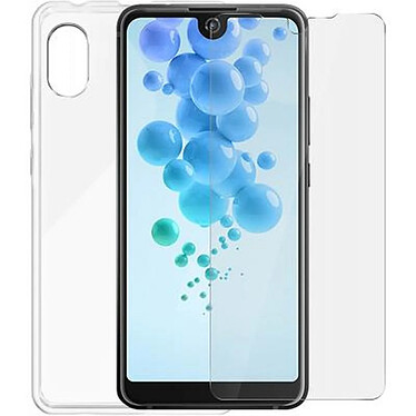 BigBen Connected Pack de Protection Coque et Protège-Écran pour Wiko View 2 Transparent