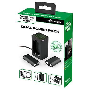 Subsonic - Pack de charge avec 2 batteries pour Xbox Serie X pas cher