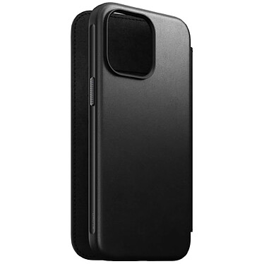 Nomad Folio Modern Cuir pour iPhone 15 Pro Max Noir pas cher