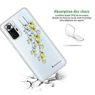 Avis LaCoqueFrançaise Coque Xiaomi Redmi Note 10 Pro 360 intégrale transparente Motif Fleurs Cerisiers Tendance