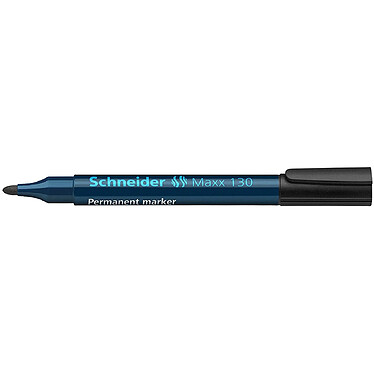 SCHNEIDER Marqueur permanent Maxx 130 pointe Ogive 1-3 mm noir x 10