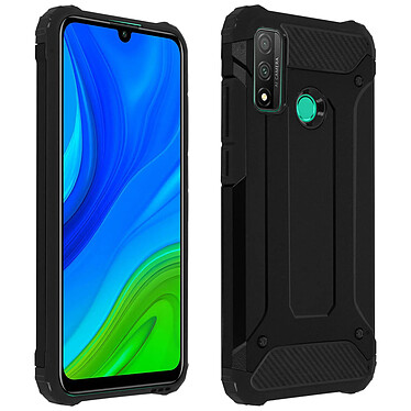 Avizar Coque Huawei P smart 2020 Protection Bi-matière Design Relief Antichute noir