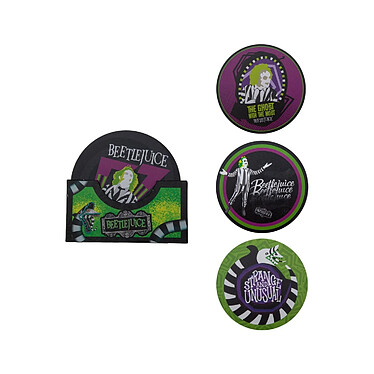 Beetlejuice - Pack 4 sous-verres Beetlejuice