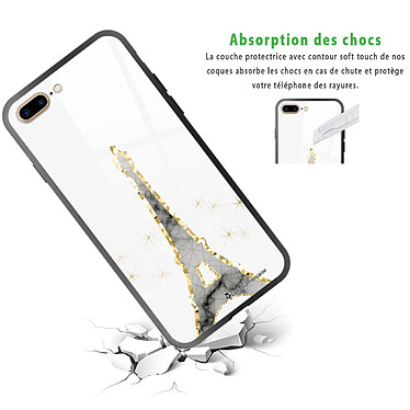 Avis LaCoqueFrançaise Coque iPhone 7 Plus/ 8 Plus Coque Soft Touch Glossy Illumination de paris Design