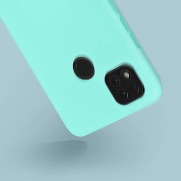 Avis Avizar Coque pour Xiaomi Redmi 9C Silicone Gel Semi-rigide Finition Soft Touch Turquoise