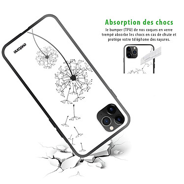 Avis Evetane Coque en verre trempé iPhone 11 Pro Pissenlit