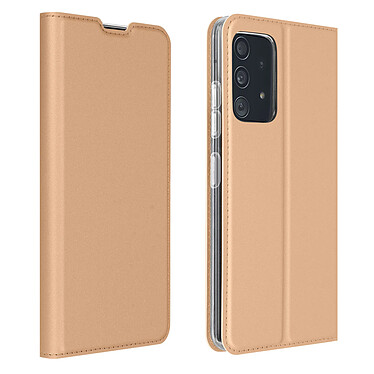 Dux Ducis Housse pour Samsung Galaxy A52 et A52s Étui Porte-carte Fonction Support Vidéo  Rose champagne