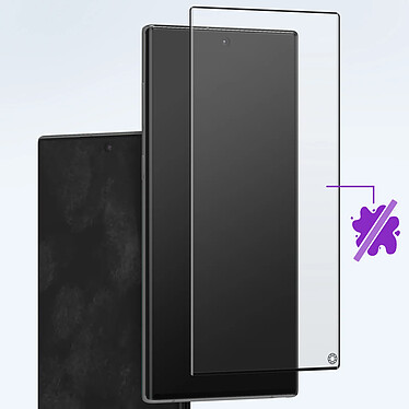 Force Glass Verre Incassable pour Samsung Galaxy Note 10 Dureté 9H+ Garantie à vie  Noir pas cher