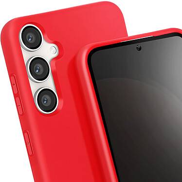 Avis Avizar Coque Cordon Semi-Rigide pour Samsung Galaxy S23 FE Rouge