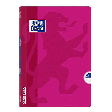 OXFORD Cahier OPENFLEX agrafé 21 x 29.7 cm 96p grands carreaux 90g Coloris Aléatoire pas cher