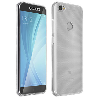 Avizar Coque Xiaomi Redmi Note 5A Protection Avant + Arrière Souple Transparente pas cher