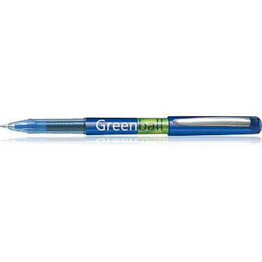 PILOT Stylo Roller Encre liquide GREENBALL 7 pointe Moyenne Bleu x 10